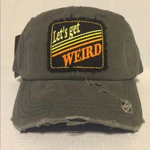 weird baseball caps